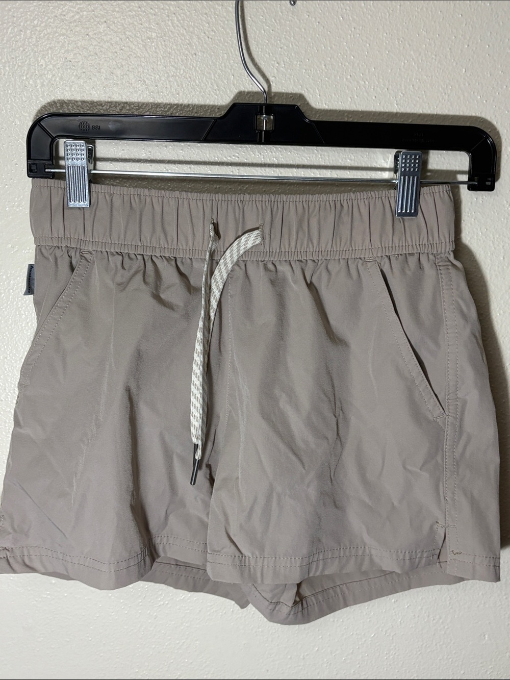 Avalanche Taupe Drawstring Athletic Shorts